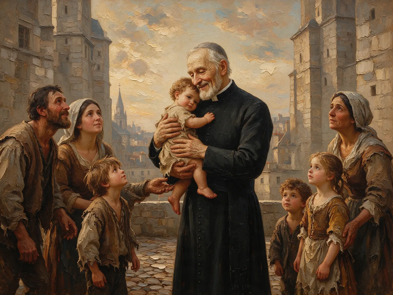 São Vicente de Paulo, pintura